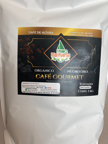 Café orgánico tostado intenso (1kg) MARFUERTE