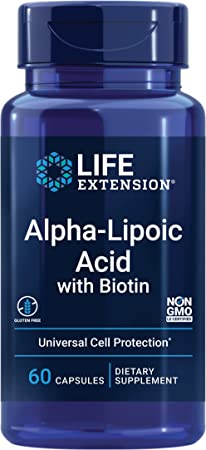 Alpha-lipoic acid with biotin  (60 capsulas) Life Extension