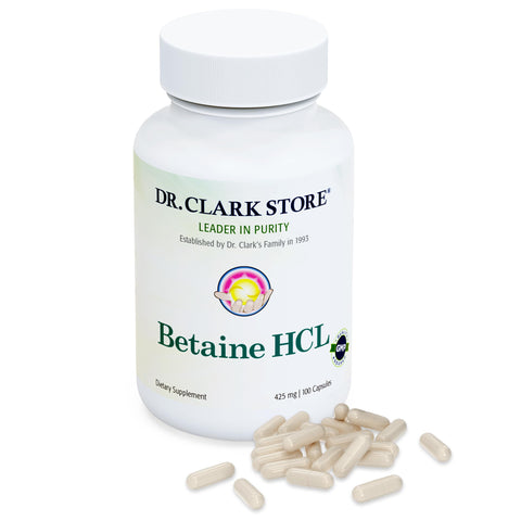 BETAINE HCL (45mg/100 ccapsulas) DR CLARK STORE