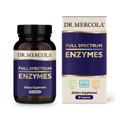 Full Spectrum Enzymes (90 capsules) Dr. Mercola - seminkahealthstore