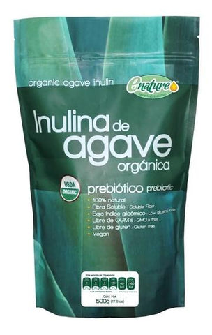 Inulina de Agave Orgánica 500g Enature - seminkahealthstore