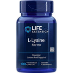 L-Lysine (620mg) Life Extension® - seminkahealthstore