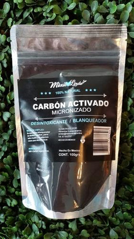 Carbón Activado (100gr) México Lindo. - seminkahealthstore
