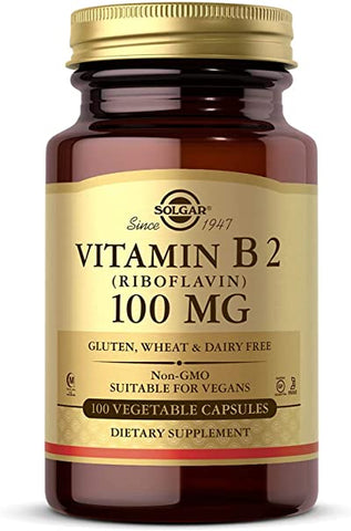 Vitamin B2 (100mg) Riboflavin Solgar®